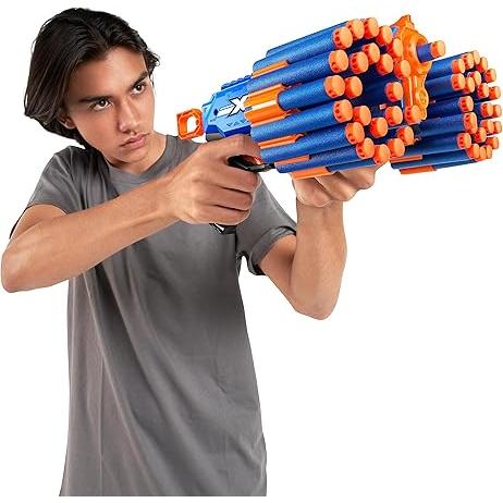 Dim Gray XSHOT Insanity Manic Blaster 36603 (24 Darts) by ZURU Toyzoona 81aQ9JLxuzL._AC_SY450.jpg Action Figures and Play Sets
