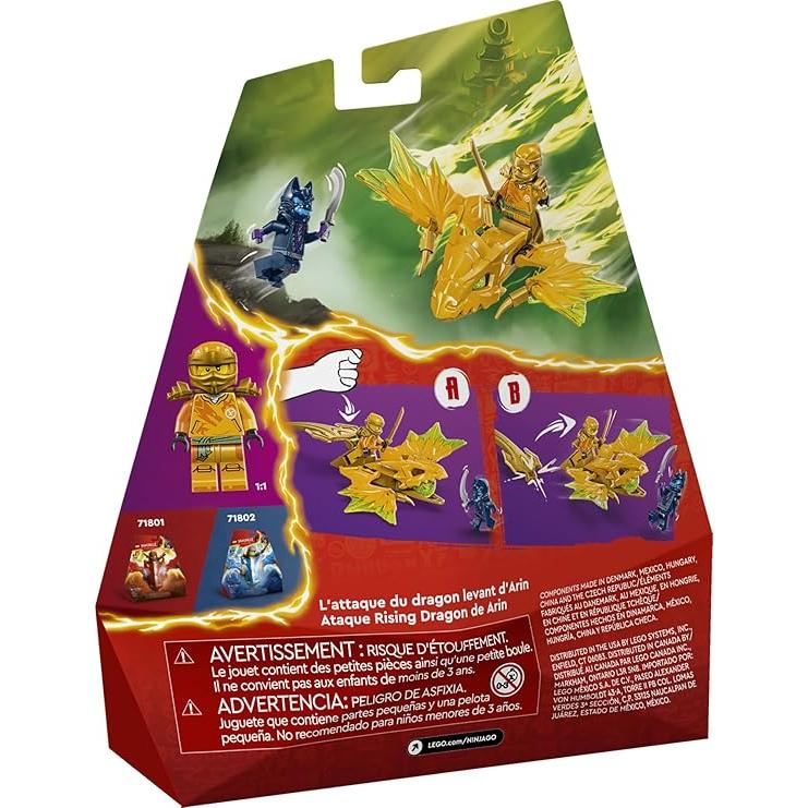 Saddle Brown Lego 71803 Arin S Rising Dragon Strike Toyzoona 81bwWr90XAL._AC_SY741.jpg Building Sets and Construction Toys