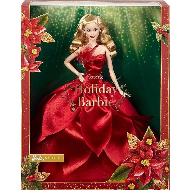 Saddle Brown Barbie 2022 Holiday Doll - Festive Fashion Toy for Families Online Purchase 81el2tE43OL._AC_SX569.jpg Dolls and Playsets