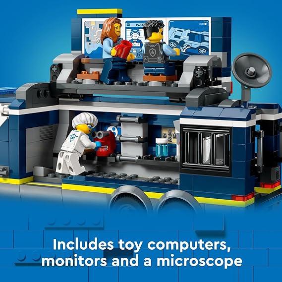 Dark Cyan Lego 60418 Police Mobile Crime Lab Truck Toyzoona 81j5l9jd7bL._AC_SX569.jpg Building Sets and Construction Toys