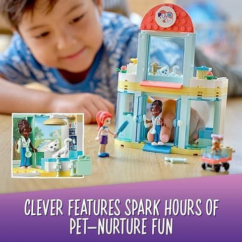 Light Gray LEGO Friends Pet Clinic 41695 - Animal Care Center THE DREAM FACTORY 81VzAtpUCXL._AC_SX569.jpg Building and Construction