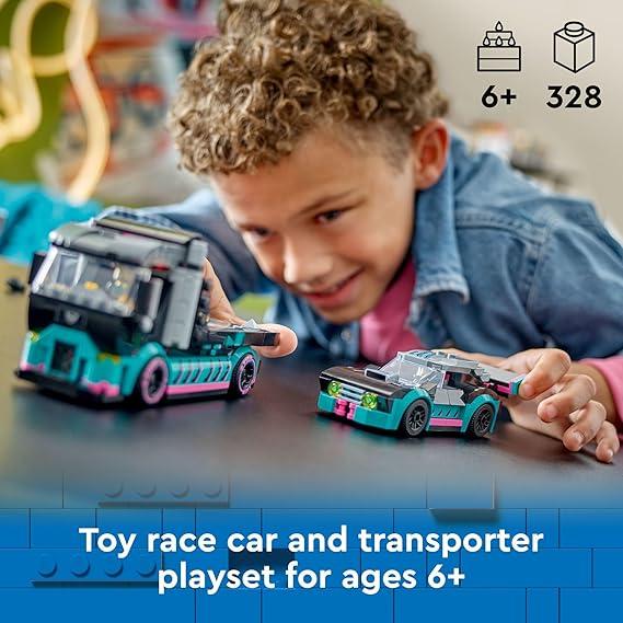 Dark Slate Gray Lego 60406 Race Car And Car Truck THE DREAM FACTORY 81mokfmg7qL._AC_SX569.jpg Building Sets and Construction Toys