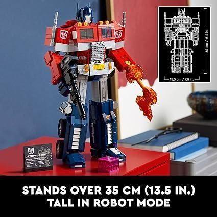 Rosy Brown LEGO Optimus Prime 10302 - Official Transformers Set THE DREAM FACTORY 81nJvELgj8L._AC_SX425.jpg Building and Construction
