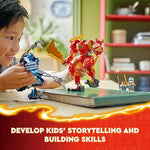 Rosy Brown Lego 71808 Kai S Elemental Fire Mech Toyzoona 81wF3SZstSL._AC_SX569.jpg Building Sets and Construction Toys