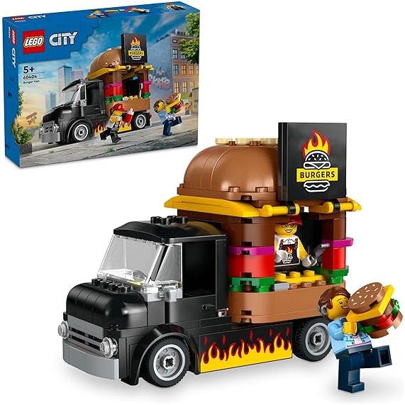 Dark Slate Gray Lego 60404 Burger Truck Toyzoona 81wbcVV88OL._AC_SX569.jpg Building Sets and Construction Toys