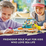 Gray LEGO Friends Sea Rescue Boat 41734 - Ocean Rescue Mission THE DREAM FACTORY 81x-y22d0EL._AC_SX425.jpg Building and Construction