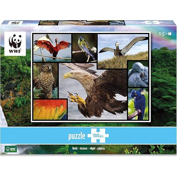 Light Gray WWF086 1000pcs Birds Puzzle – Colorful Feathers and Calm Vibes Nairobi Toys House K Limited 81x4wxMXcSL._AC_SX569.jpg Games and Puzzles