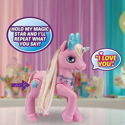 Rosy Brown Pets Alive My Magical Unicorn in Stable Battery-Powered Interactive Robotic Toy Playset 9502 by ZURU HALSON ENTERPRISE 81xBJm8qfdL._AC_SX425.jpg Action Toys