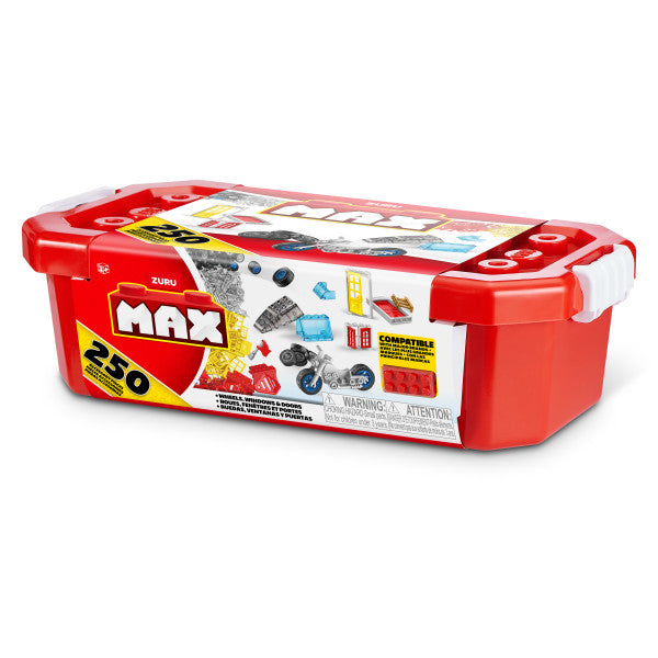 White Smoke MAX Build More Building Bricks Accessories and Wheels Value Set 8353 (250 Pieces) by ZURU Toyzoona 8253..jpg Building Sets and Construction Toys