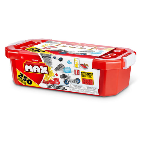 White Smoke MAX Build More Building Bricks Accessories and Wheels Value Set 8353 (250 Pieces) by ZURU Toyzoona 8353.jpg Building Sets and Construction Toys