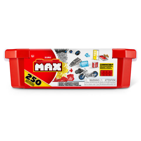 White Smoke MAX Build More Building Bricks Accessories and Wheels Value Set 8353 (250 Pieces) by ZURU Toyzoona 8353.jpg Building Sets and Construction Toys