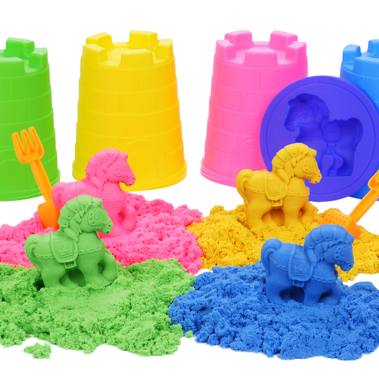 Goldenrod Oosh Moldable Smart Sand Series 1 8608 (Small) by ZURU HALSON ENTERPRISE 8608_OOSH-SAND-SERIES1SmartSandNeon_01.png Stationary, Arts and Crafts