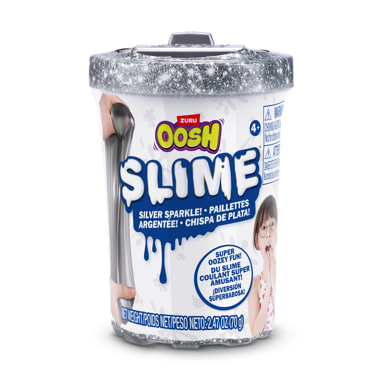Midnight Blue Oosh Slime Small Tub 86104Sq2 by ZURU Toyzoona 86104E_OOSH-SLIME-SMALL_TUB_Slime_70g_SILVER_SPARKLE__Frontal_of_pack_04.png Arts and Crafts
