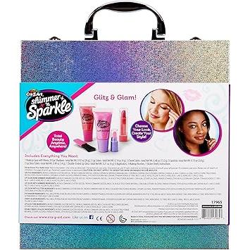 Dark Slate Gray Shimmer n Sparkle Glitter Makeover Studio Toyzoona 912Y9cUK6uL._AC_SY355.jpg Arts and Crafts