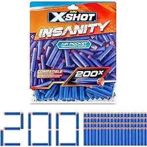 Dark Slate Blue XSHOT Insanity Dart Refill Pack 36624 (200 Darts) by ZURU Toyzoona 912dkPU1rOL.__AC_SX300_SY300_QL70_FMwebp.webp Battling Toys