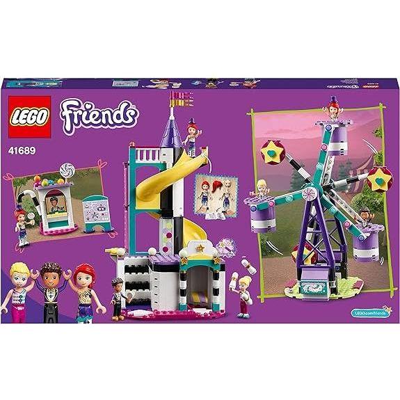 Dim Gray LEGO Friends Magical Ferris Wheel and Slide 41689 - Carnival Set THE DREAM FACTORY 91RdbZjkscS._AC_SY355.jpg Building and Construction