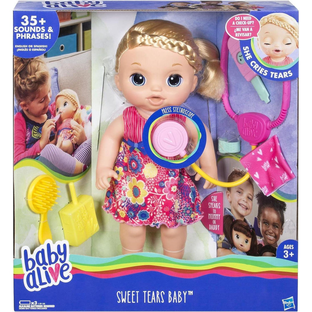 Gray Hasbro Baby Alive Sweet Tears Baby C0957 HALSON ENTERPRISE 91T7-Tg_USL._AC_SL1500.jpg Dolls and Playsets