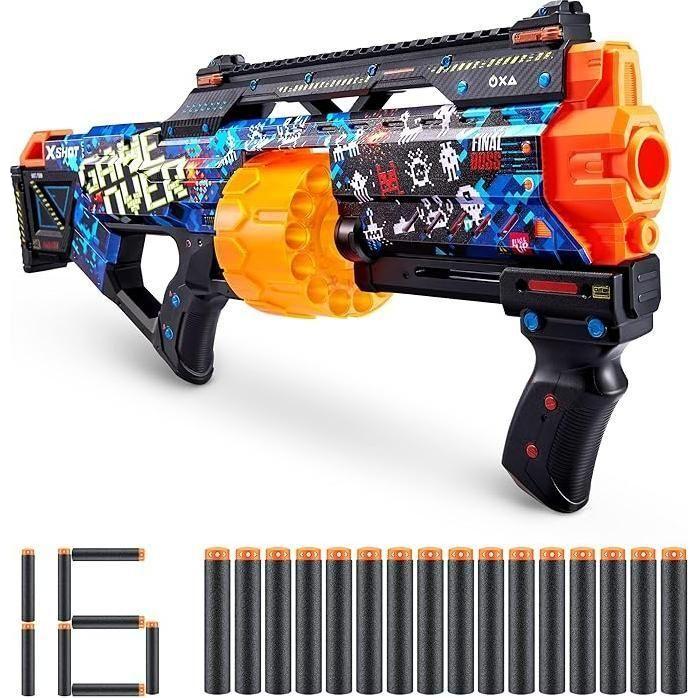 Tan XSHOT Skins Last Stand Dart Blaster - Game Over Skin 36518A (16 Darts) by ZURU HALSON ENTERPRISE 91dvCEvVyBL._AC_SX679_31ab2761-1369-44d1-accf-d6758afd17f6.jpg Battling Toys