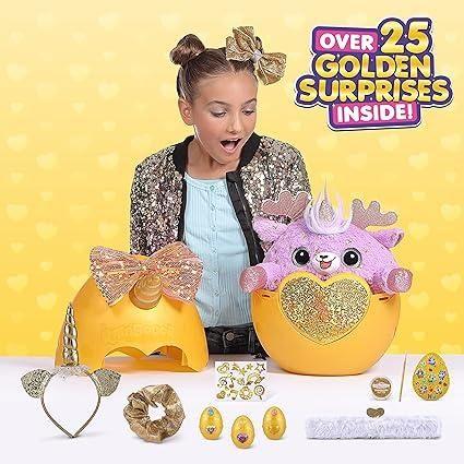 Light Goldenrod Rainbocorns Epic Golden Egg – Giant Egg with over 25 Golden Surprises 9244 By ZURU HALSON ENTERPRISE 91mcrjXZhuL._AC_SX425.jpg Dolls and Playsets