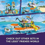 Cornflower Blue LEGO Friends Sea Rescue Boat 41734 - Ocean Rescue Mission THE DREAM FACTORY 91vVzWmGVqL._AC_SX425.jpg Building and Construction