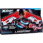 Black XSHOT Laser360° Double Laser Blaster Pack 36280 (2 Laser Blasters, 2 Goggles) by ZURU HALSON ENTERPRISE 91vdZfW3kpL._AC_SX569.jpg Battling Toys