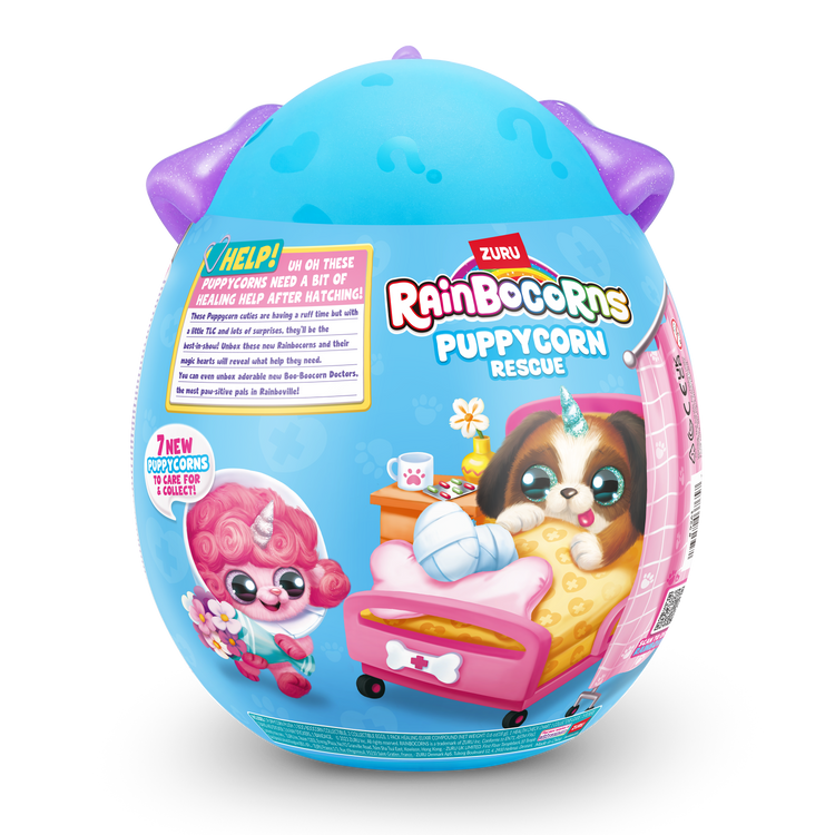 Sky Blue Rainbocorns Puppycorn Rescue Surprise 9261 by ZURU HALSON ENTERPRISE 9261EG_RAINBOCORNS-PuppycornRescue-SERIES5_Backofpack_01.png Dolls and Accessories