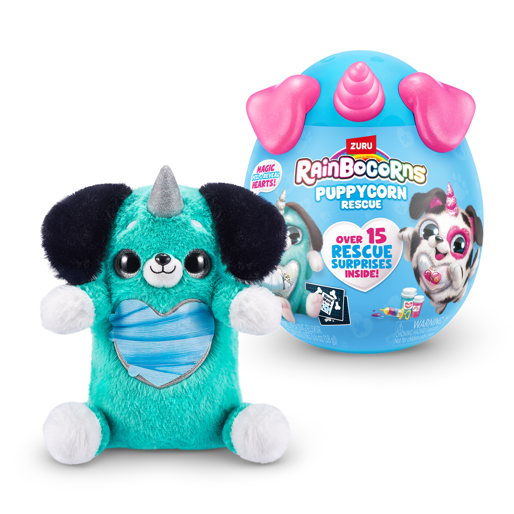 Medium Turquoise Rainbocorns Puppycorn Rescue Surprise 9261 by ZURU HALSON ENTERPRISE 9261H_RAINBOCORNS-PuppycornRescue-SERIES5_OOP.png Dolls and Accessories