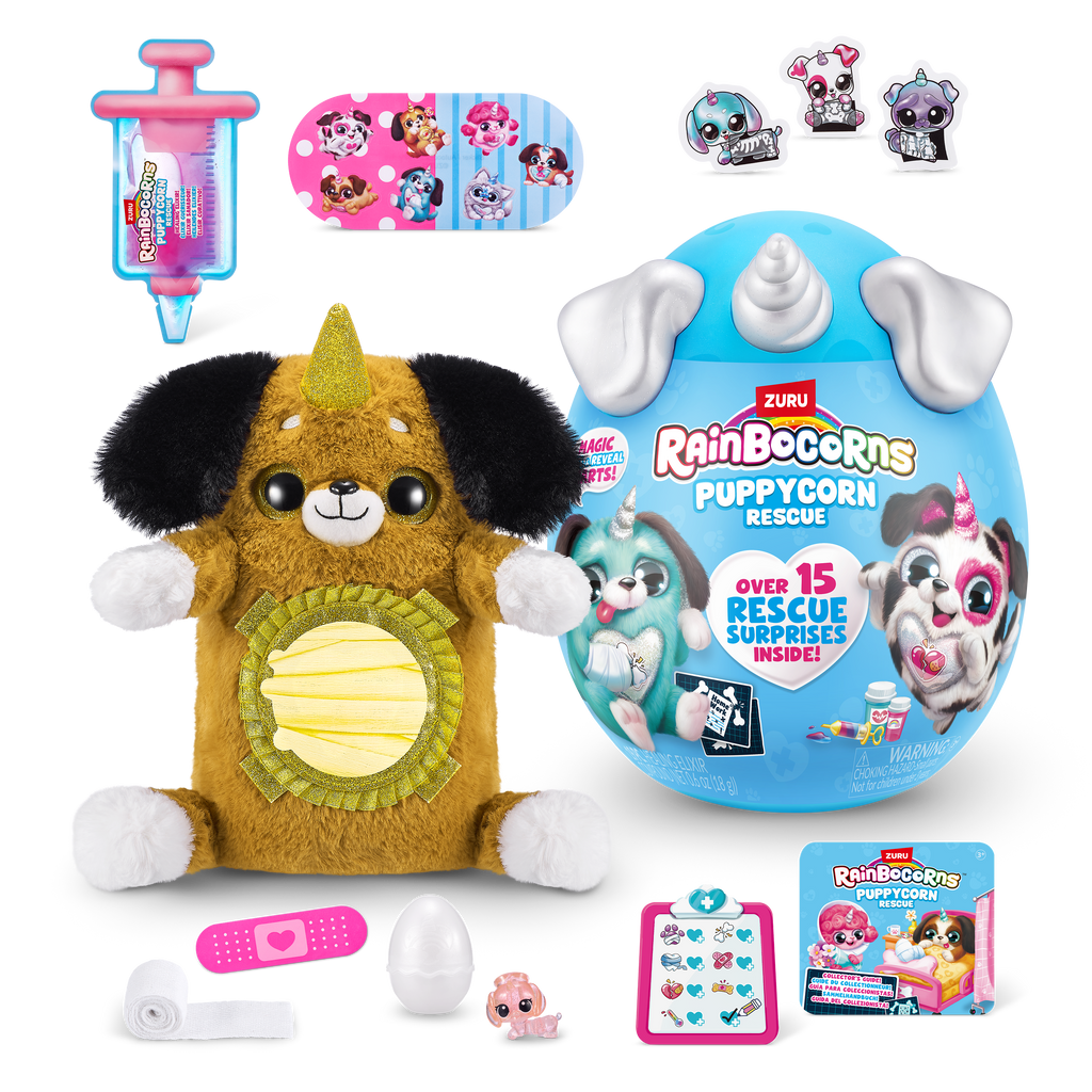 Dark Slate Gray Rainbocorns Puppycorn Rescue Surprise 9261 by ZURU HALSON ENTERPRISE 9261_RAINBOCORNS-PuppycornRescue-SERIES5_EcommerceHero.png Dolls and Accessories