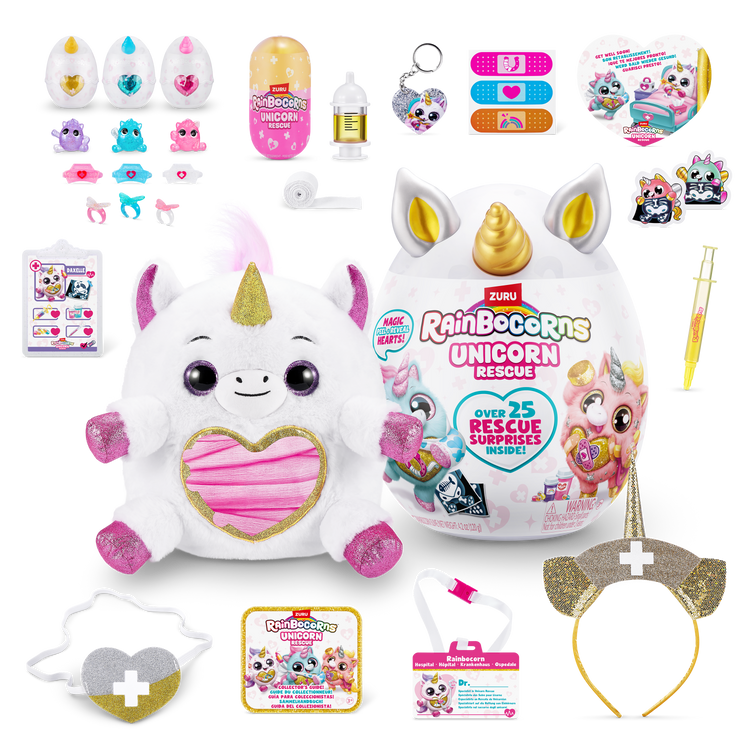 Misty Rose Rainbocorns Unicorn Rescue Surprise 9262 by ZURU HALSON ENTERPRISE 9262D_RAINBOCORNS-BIG_SURPRISE-SERIES_4_Ecommerce_Hero.png Dolls and Playsets