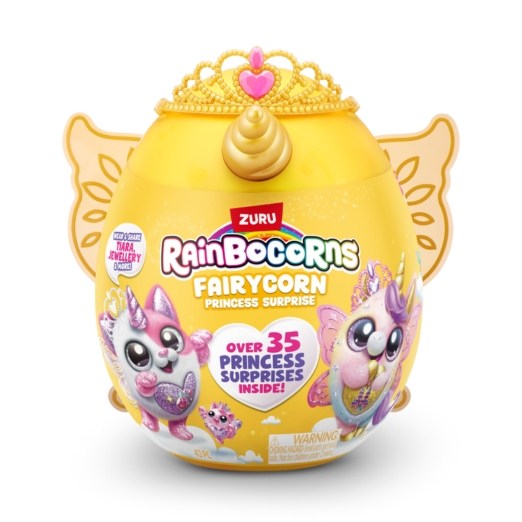 Sandy Brown Rainbocorns Fairycorn Princess Surprise 9281 by ZURU Toyzoona 9281_RAINBOCORNS-PRINCESS_FAIRCORN_SURPRISE-S6_A_Pack_Shot_01.png Dolls and Playsets