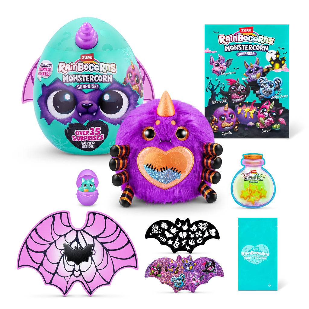 Plum Rainbocorns Monstercorn Surprise 9297 by ZURU Toyzoona 9297_RAINBOCORNS_MONSTERCORN_SERIES1_ECOMMERCE_HERO__01.png Dolls and Accessories