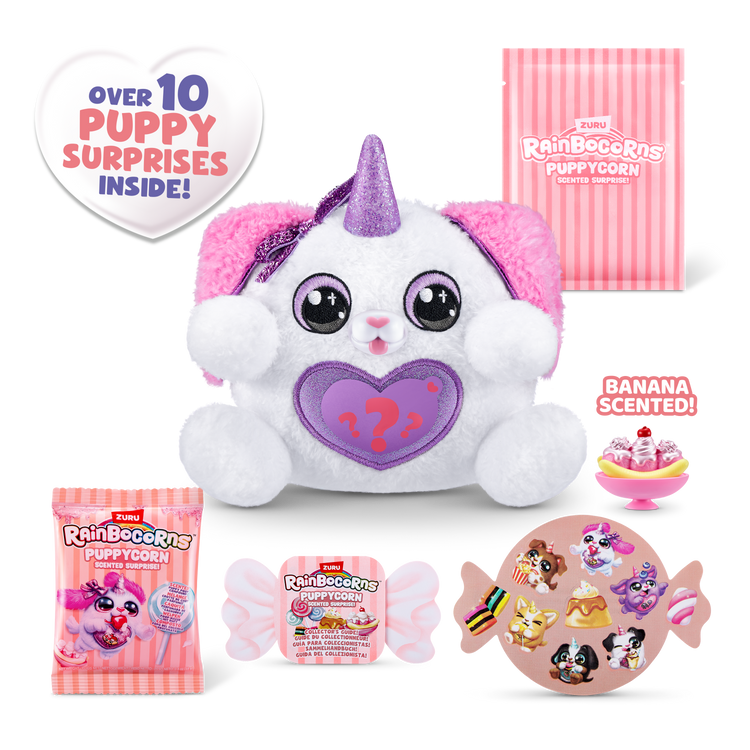 Thistle Rainbocorns Puppycorn Scent Surprise 9298 by ZURU Toyzoona 9298_RAINBOCORNS_PUPPYCORN_SCENT_SURPRISE_GRAPHIC_HERO_1.png Dolls and Accessories