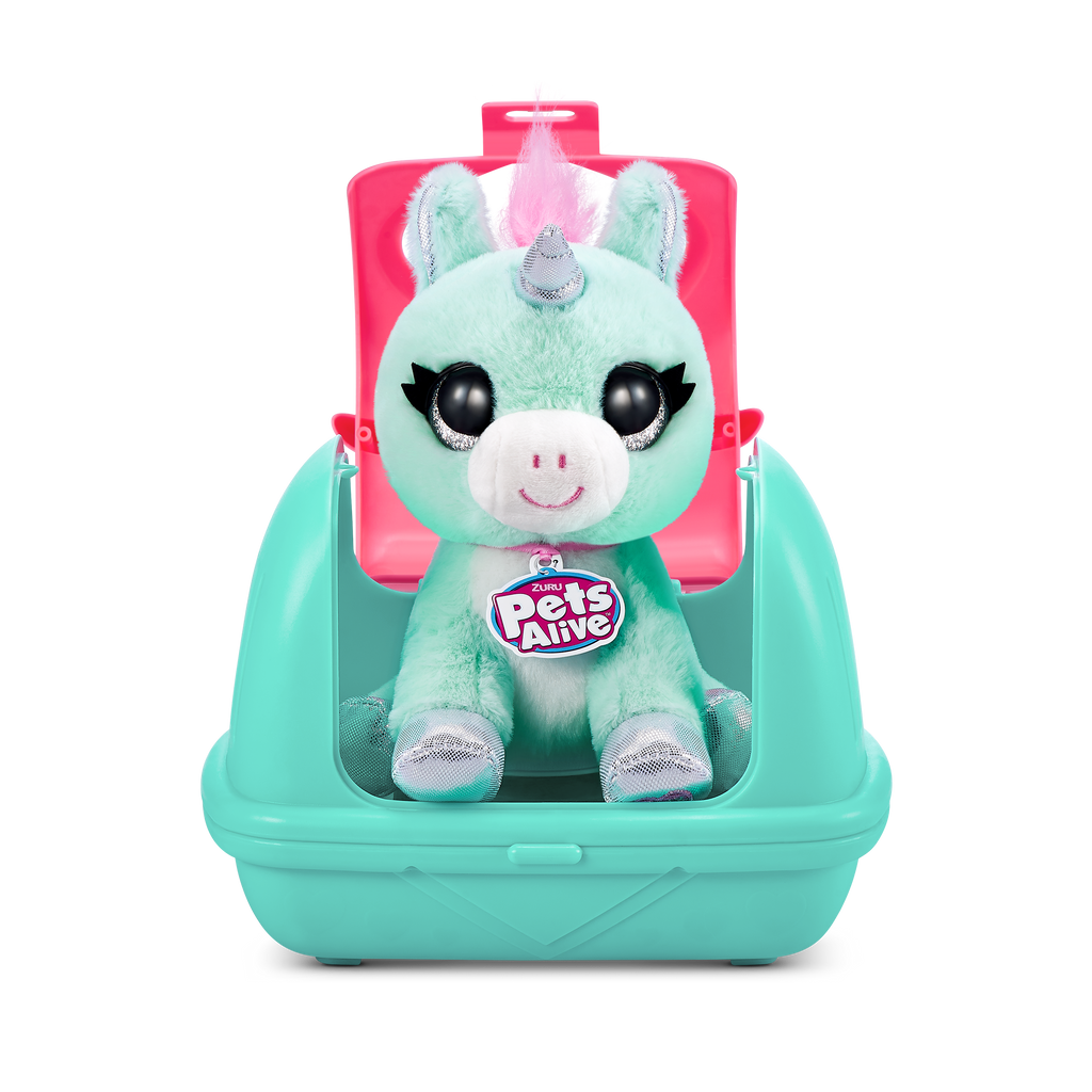 Medium Aquamarine Pets Alive Pet Shop Surprise Series 2 9532 by ZURU Toyzoona 9532_PETS_ALIVE-PET_SHOP_SURPRISE-SERIES_2_Einhorn_05.png Action Toys