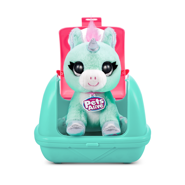 Medium Aquamarine Pets Alive Pet Shop Surprise Series 2 9532 by ZURU Toyzoona 9532_PETS_ALIVE-PET_SHOP_SURPRISE-SERIES_2_Einhorn_05.png Action Toys