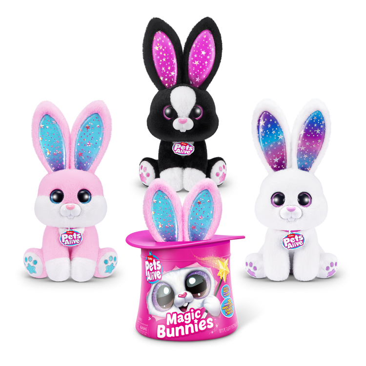 Dark Slate Gray Pets Alive Magic Bunnies 9549 by ZURU Toyzoona 9549_PETS_ALIVE_MAGIC_BUNNIES_OOP_2A.png Dolls and Accessories