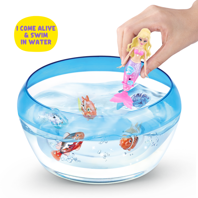 Black Zuru Pets Alive Mermaid 9567UQ1 Toyzoona 9567_PETSALIVE_WATERACTIVATED_MERMAIDS_OOP03A.png Dolls and Accessories