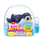 White Smoke Zuru Pets Alive Penguin 9573UQ1 Toyzoona 9573A_PETSALIVE_WATERACTIVATED-SERIES1-SWIMMINGPENGUIN_FRONTOFPACK_01.png Action Figures and Play Sets