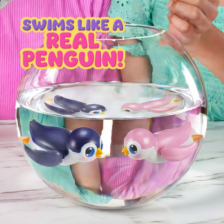 Light Gray Zuru Pets Alive Penguin 9573UQ1 Toyzoona 9573_PETSALIVE_SWIMMINGPENGUIN_ECOMIMAGE5.png Action Figures and Play Sets