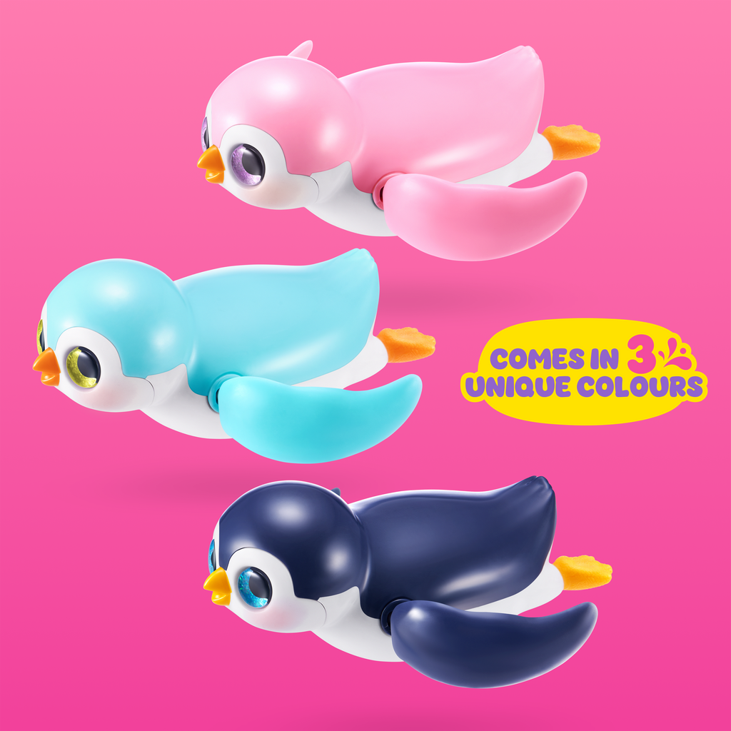 Hot Pink Zuru Pets Alive Penguin 9573UQ1 Toyzoona 9573_PETSALIVE_SWIMMINGPENGUIN_ECOMIMAGE6.png Action Figures and Play Sets