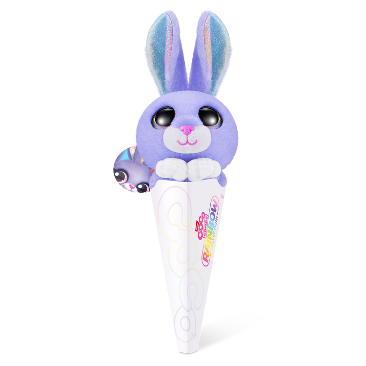 Light Gray Coco Cones Rainbow Plush Cone 9631SQ1 Soft Toy for Kids Toyzoona 9631D-COCO_CONES-RAINBOW_Flashy_Front_of_pack_03.png Dolls and Accessories