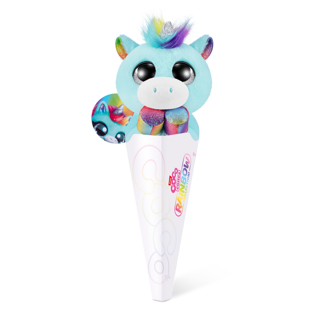 Lavender Coco Cones Rainbow Plush Cone 9631SQ1 Soft Toy for Kids Toyzoona 9631E-COCO_CONES-RAINBOW_Vivi_Front_of_pack_04.png Dolls and Accessories