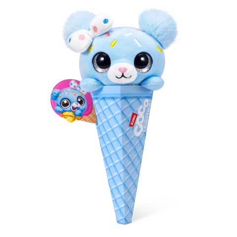 Black Zuru Coco Sweet Cone Plush 9638SQ1 Toyzoona 9638A_CocoCones-SWEET-SERIES1-CONEPLUSH-CONE_FrontofPack_01.png Plush Toys