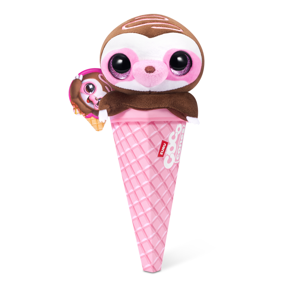 Black Zuru Coco Sweet Cone Plush 9638SQ1 Toyzoona 9638D_CocoCones-SWEET-SERIES1-CONEPLUSH-CONE_FrontofPack_01.png Plush Toys