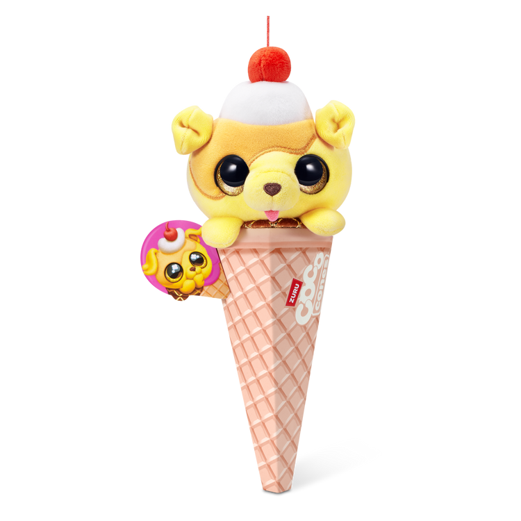 Black Zuru Coco Sweet Cone Plush 9638SQ1 Toyzoona 9638E_CocoCones-SWEET-SERIES1-CONEPLUSH-CONE_FrontofPack_01.png Plush Toys