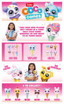 White Smoke Zuru Coco Sweet Cone Plush 9638SQ1 Toyzoona 9638_COCOCONES_SWEETEBC_Tile_ALL.png Plush Toys