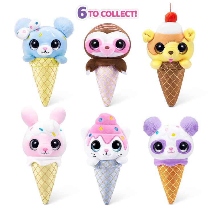 Black Zuru Coco Sweet Cone Plush 9638SQ1 Toyzoona 9638_CocoCones-SWEET-SERIES1-CONEPLUSH-CONE_OOP_03A.png Plush Toys