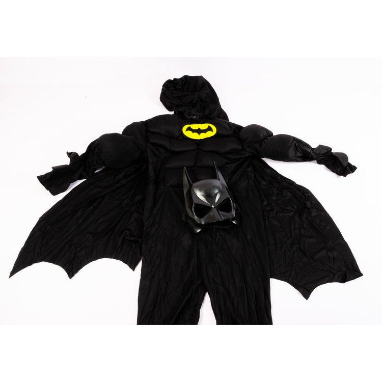 Black Batman Costume Black for Brave Young Heroes Toyzoona BatmanCostumeBlack.jpg Pretend Play and Dress Up