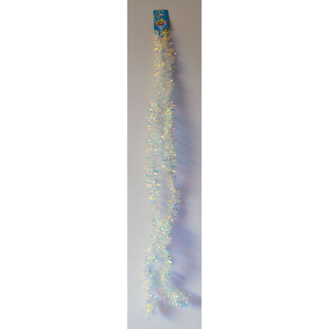 Dark Gray Shimmer White Garland Christmas Decor Toyzoona CR103.jpg Seasonal