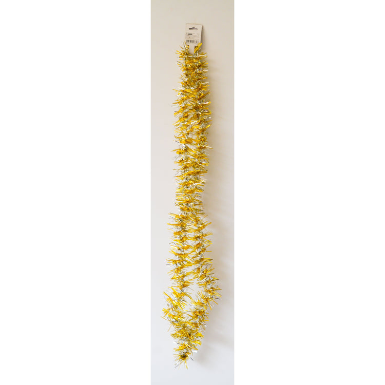 Light Gray Gold Silver Garland Christmas Decor Festive Sparkle Touch Toyzoona CR106.jpg Seasonal