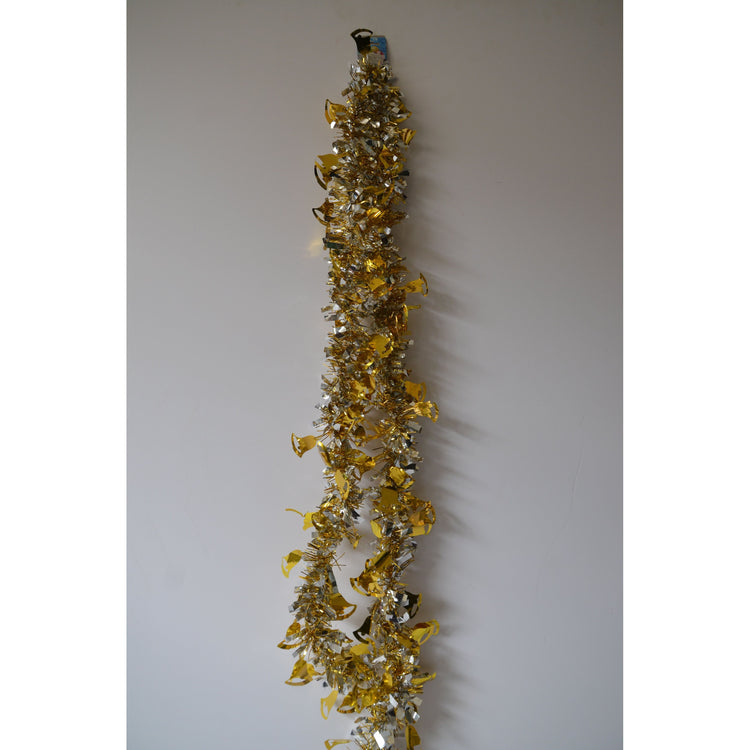 Light Slate Gray Gold Bell Silver Garland Christmas Decor Toyzoona CR118.jpg Seasonal